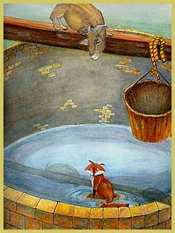 Aesop Fox and the Goat