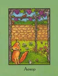 Aesop Fable Fox and the Grape