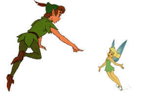 Peter Pan and Tinker Bell - Walt Disney Studios