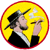 Amish Man Smoking